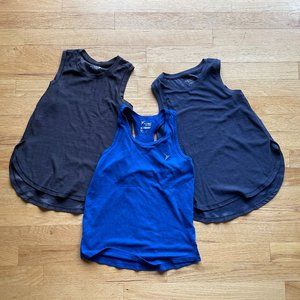 Old Navy Athletic Tank Tops - Set of 3, youth size S